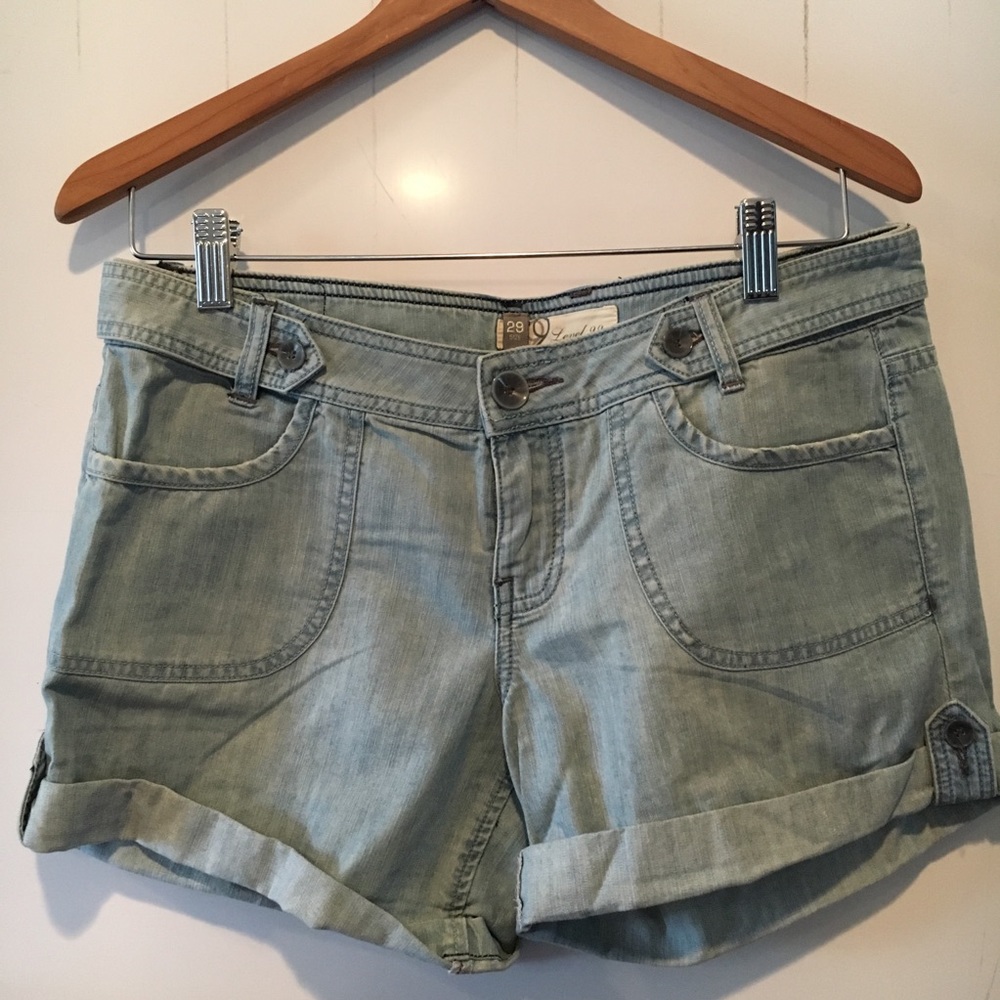 Light Chambray Anthropologie Shorts